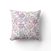 Decoração de Halloween Fantasma Rosa Roxo da Moda