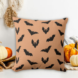 Almofada Decoração de Halloween Vintage Morcegos Preto Lara