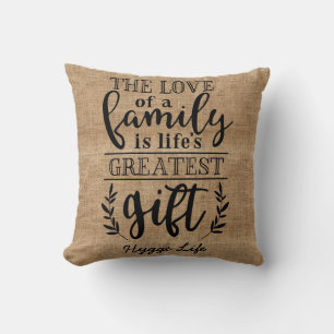 Almofada Decoração de Hipertensão - O Amor à Família V