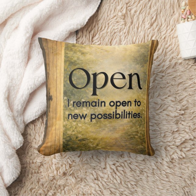 Almofada Decoração de Mentalidade Positiva Inspiradora (Cobertor)