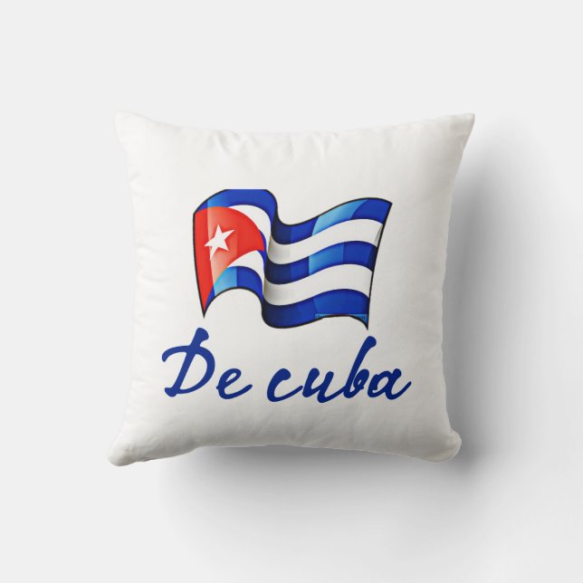Almofada decoração de na moda de Cuba (Verso)