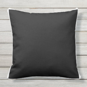 Almofada Decoração de quadro branco/preto sólido e sólido p