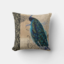 Almofada Decoração Decoratória da Antiga Peacock Moderna