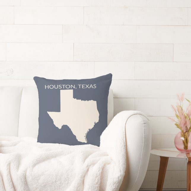 Almofada Decoração do Mapa do Estado do Texas (Sofá)