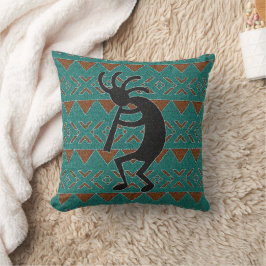 Almofada Decoração do Turquoise Sudoeste de Kokopelli