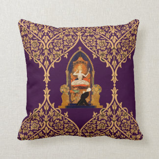 Almofada Decoração indiana da deusa da mulher do homem do