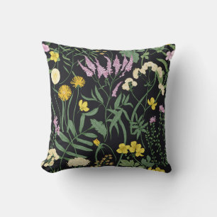 Almofada Decoração Inspirada na Natureza Botânica de Flores