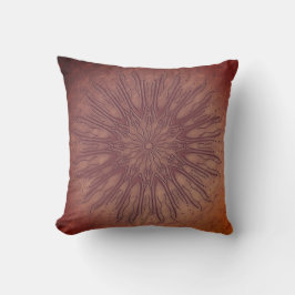 Almofada Decoração mandala recoleta do tipo sunburst do est