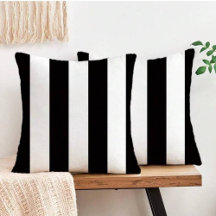 Decoração Moderna ao Ar Livre Preta e Branca Listr
