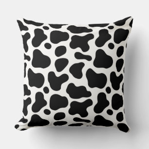 Almofada Decoração moderna de abstrato preto e branco