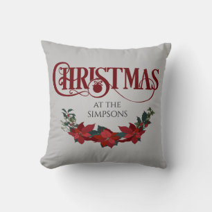 Almofada Decoração Personalizada de Natal para Casa da Famí