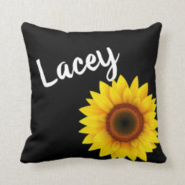 Almofada Decoração pessoal do girassol