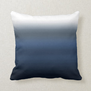 Almofada Decoração tingida mergulho do cinza de Ombre da