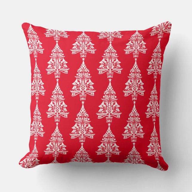 Almofada Decorações Tradicionais de Natal Escandinavas (Frente)