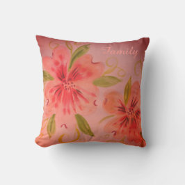 Almofada Decorador de Coral Rosa Gordo