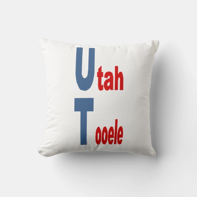 Almofada Decorativa 16x16  TURISMO UTAH (Frente)