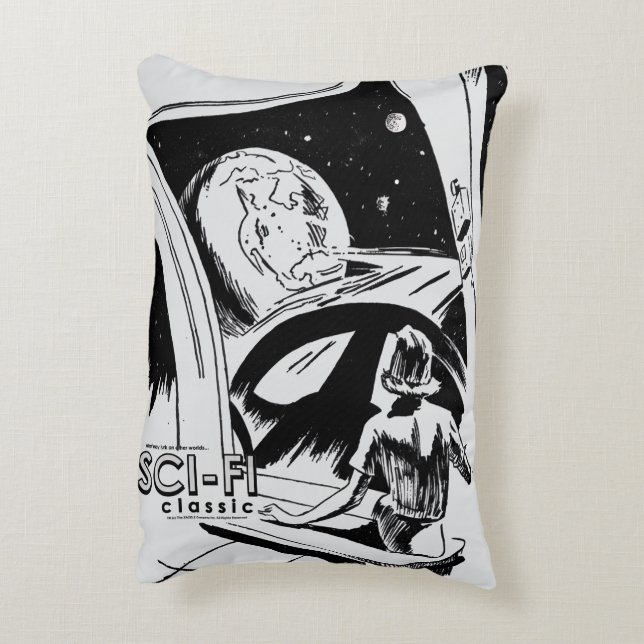 Almofada Decorativa 1960's SCI-FI Classic Pillow (Verso(Vertical))