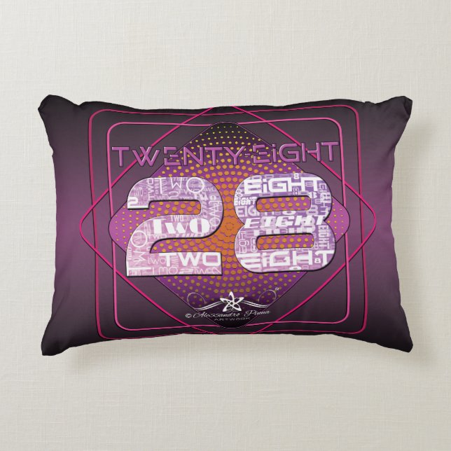 Almofada Decorativa 28 Vinte e Oito (Frente)