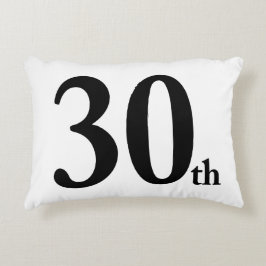 Almofada Decorativa 30o Este número é para aniversários ou qualquer