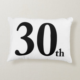 Almofada Decorativa 30o Este número é para aniversários ou qualquer