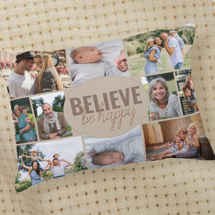 Almofada Decorativa A Colagem De Fotos Da Família Acredita Ser Uma Ci