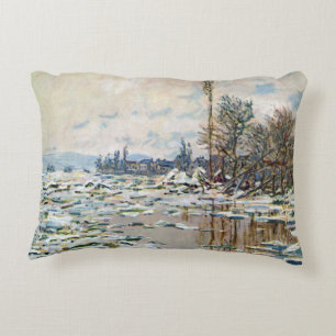 Almofada Decorativa A Quebra do Gelo por Claude Monet