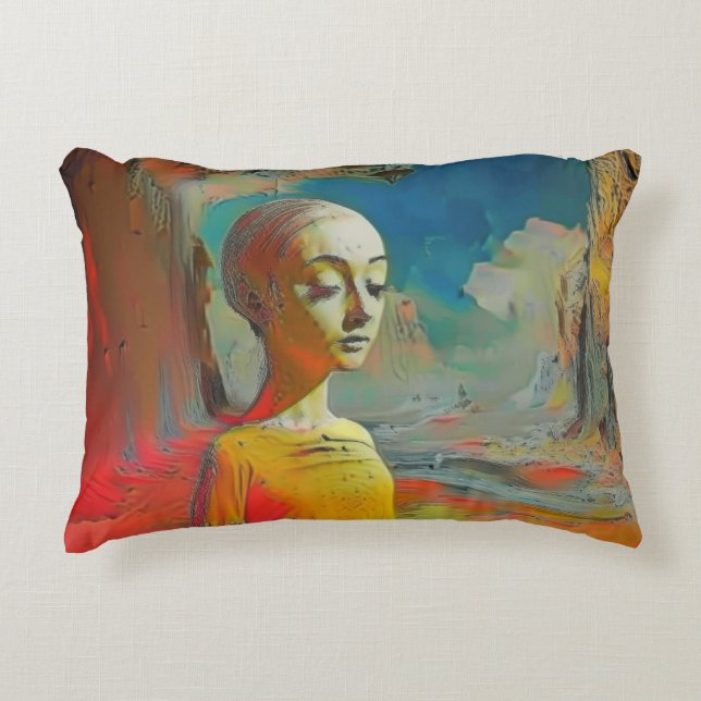 Almofada Decorativa A surreal de tudo (Frente)