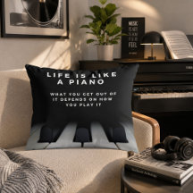 A Vida é Como um Piano Inspirador