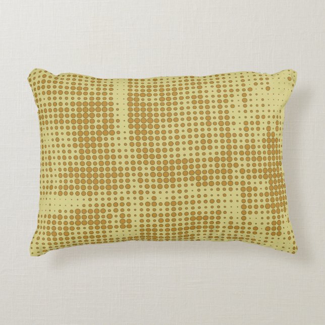 Almofada Decorativa Abstract chaotic halfton. Texture of dots. Futuris (Frente)