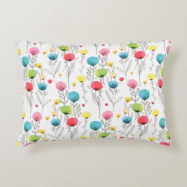 Almofada Decorativa abstrato, arte, artística, pano de fundo, fundo, b (Frente)