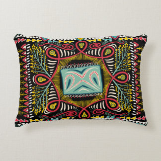 Almofada Decorativa Abstrato: design de bolso quadrado.