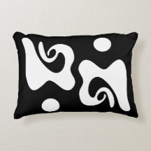 Abstrato preto e branco