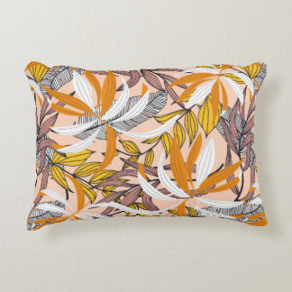 Almofada Decorativa Abstrato sem costura com um padrão tropical colori