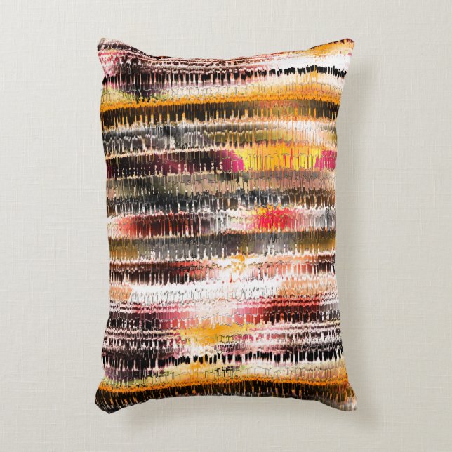 Almofada Decorativa Abstrato striped de papel fatiado em fatias (Frente(Vertical))