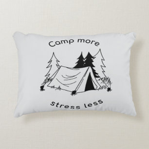 Almofada Decorativa Acampamento mais estresse menos