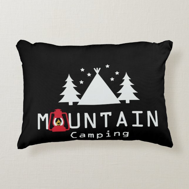 Almofada Decorativa Acampamento na Montanha (Frente)