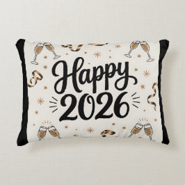 Almofada Decorativa Accent Pillow-Happy New Year 2026