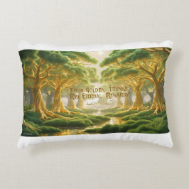 Almofada Decorativa Accent Pillow-Islamic Paradise Tree Accent Pillow