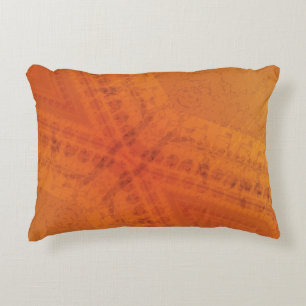 Almofada Decorativa Aceitação Padrão do Shibori Amarelo Vermelho Lar