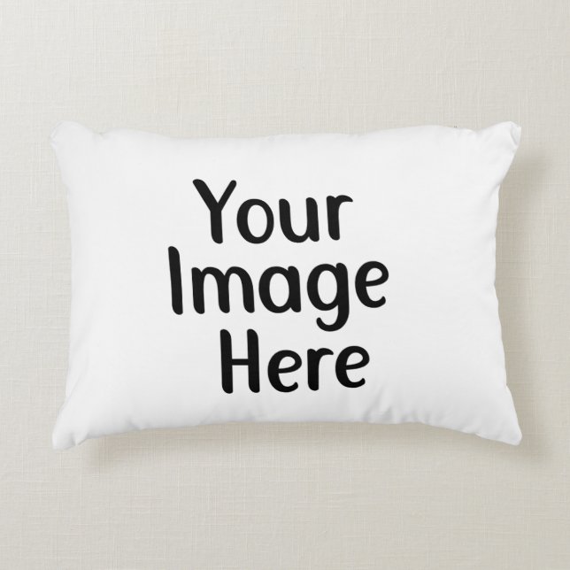 Almofada Decorativa Adicionar Texto ou Imagens: Personalizado (Frente)