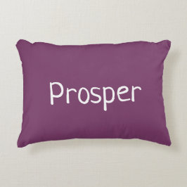 Almofada Decorativa Afirmação de Prosper Roxo