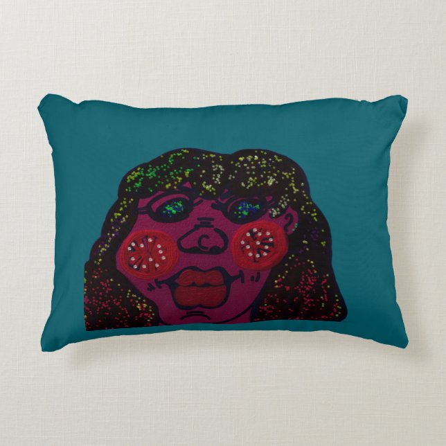 Almofada Decorativa African-American Cartoon Character  (Frente)