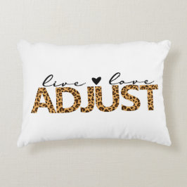 Almofada Decorativa Ajuste de amor ao vivo, travesseiro quiroprático, 