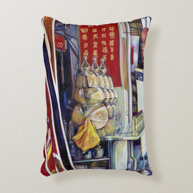 Almofada Decorativa Alegadamente Probabilista, Singapura (Frente(Vertical))