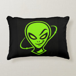 Almofada Decorativa Alienígena Verde Boa Sorte