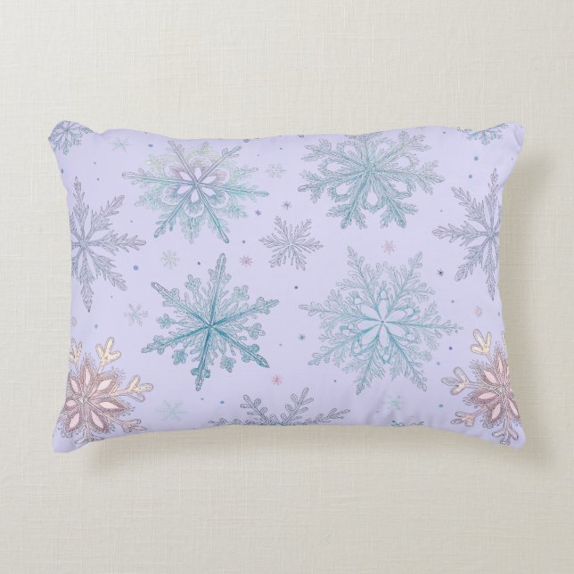 Almofada Decorativa “Almofada de Acabamento Floco de Neve (Frente)