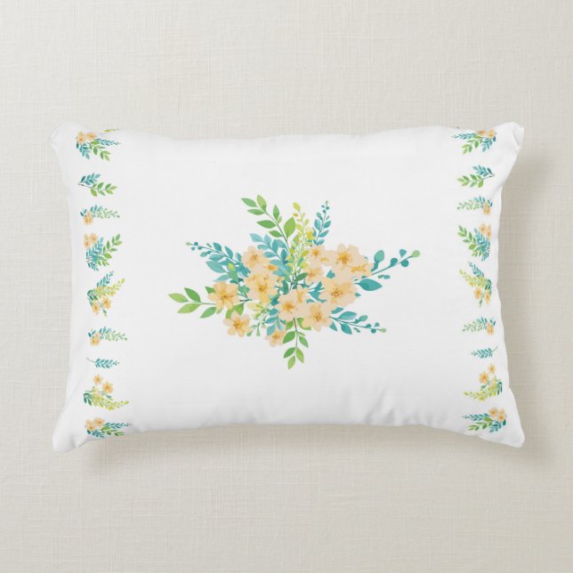 Almofada Decorativa Almohadas Flores del campo (Frente)