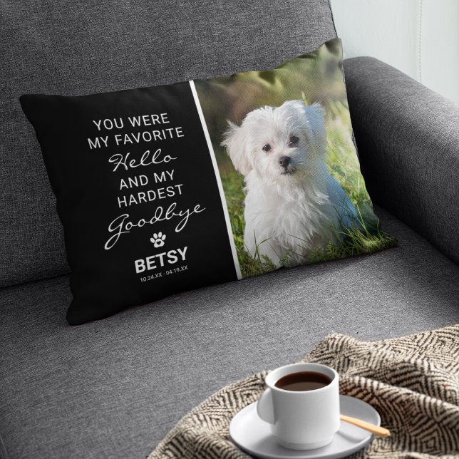 Almofada Decorativa Alô Favorito | Memorial de Pet mais difícil (Criador carregado)