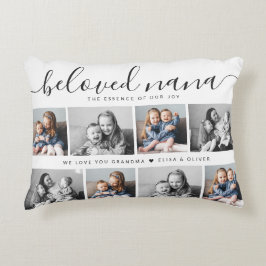 Almofada Decorativa Amada Nana Avó Personalizada Fotomia da Família