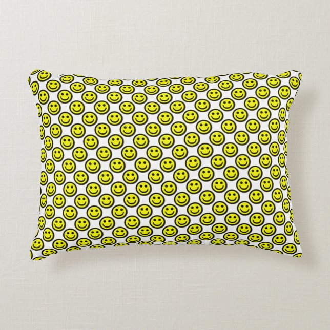 Almofada Decorativa Amante feliz amarelo (Frente)